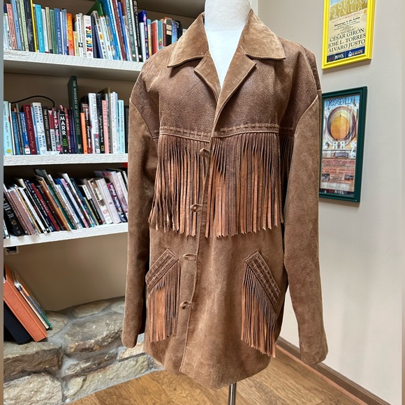 Scully Jackets & Coats Vintage Scully Genuine Leather Fringe Jacket